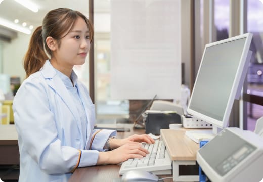 処方レセコン入力業務